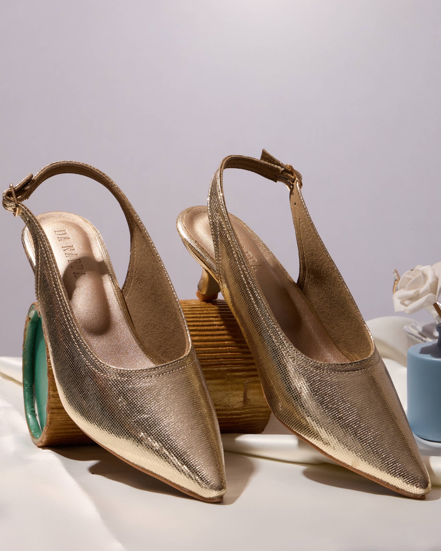 Metallia Kitten Heels