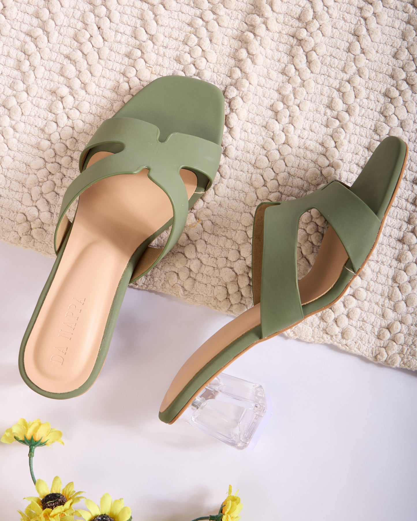 Zeirra Transparent Block Heels