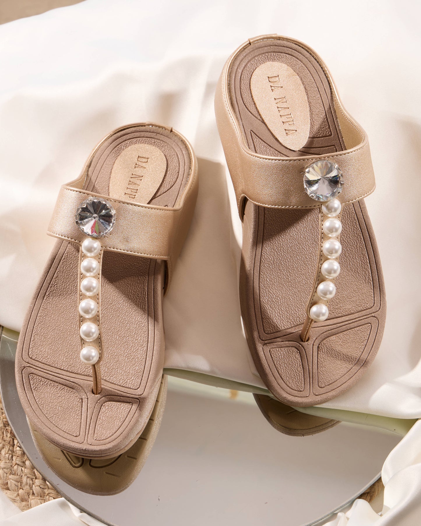 Blush Pearl Slides