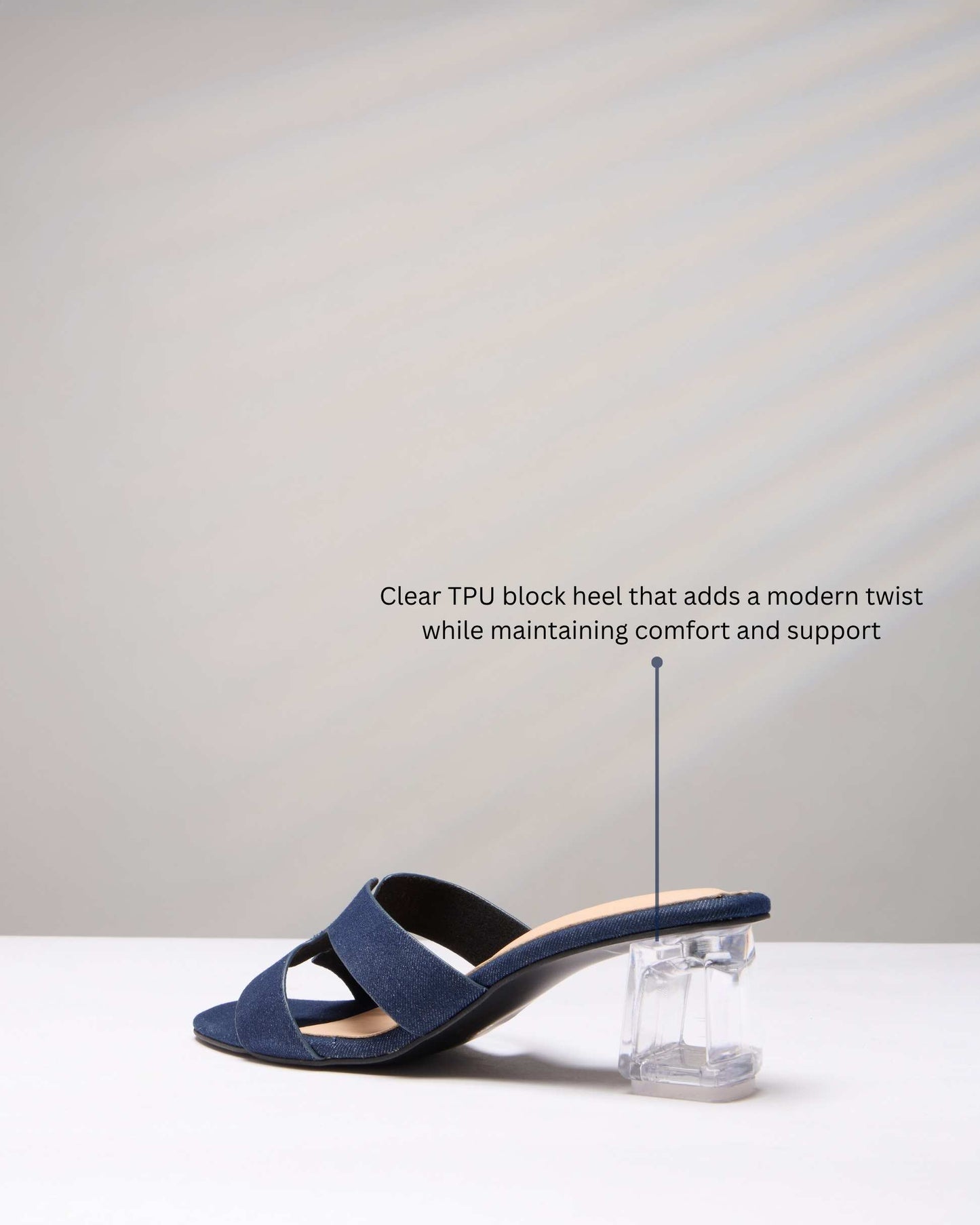Zeirra Transparent Block Heels