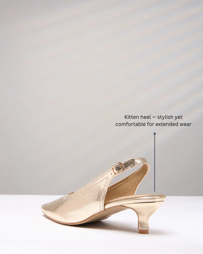 Metallia Kitten Heels