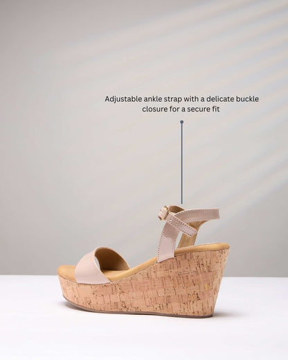Corkette Cork Wedge Platform
