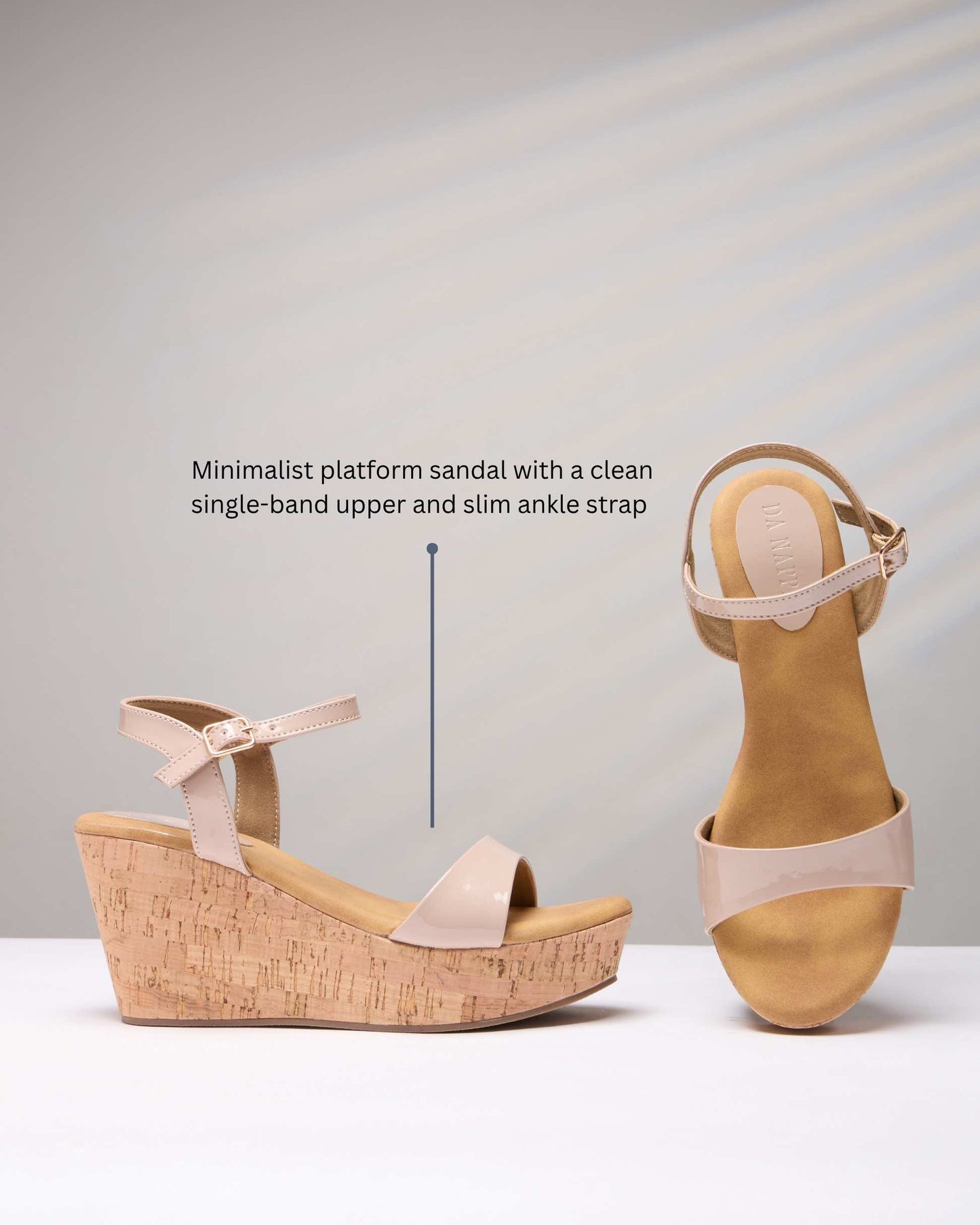 Corkette Cork Wedge Platform