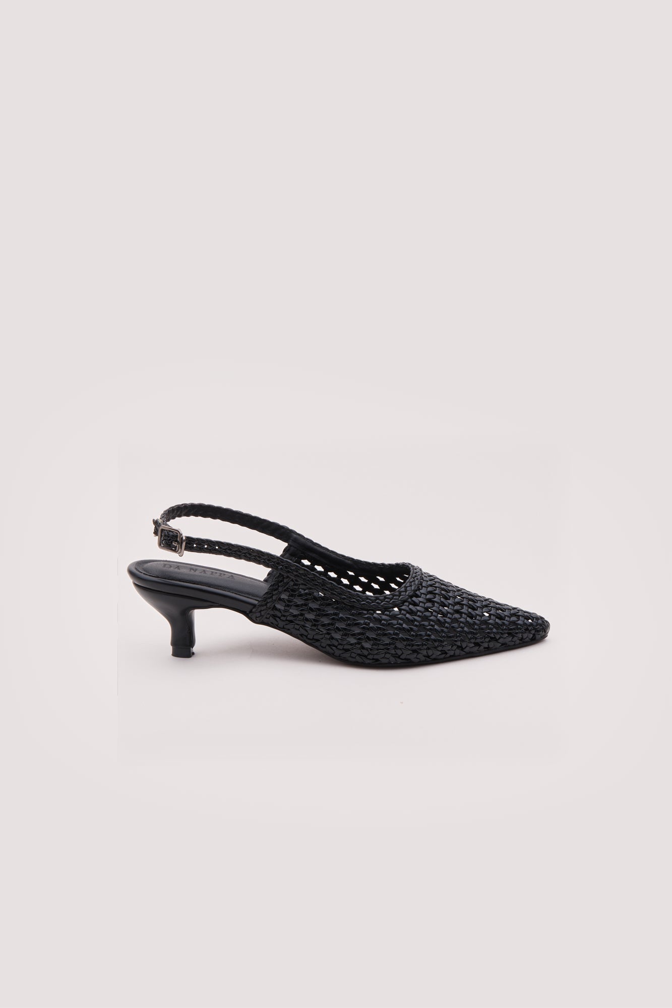 Vyra Weave Kitten Heels