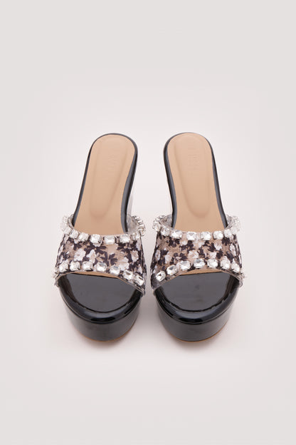 Solenne Fleur Wedges