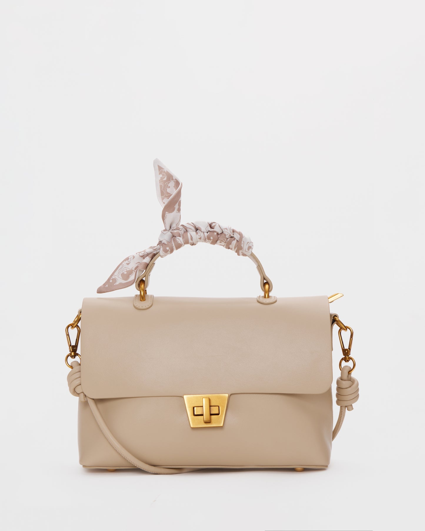 AUREN Scarf Top Handle Bag