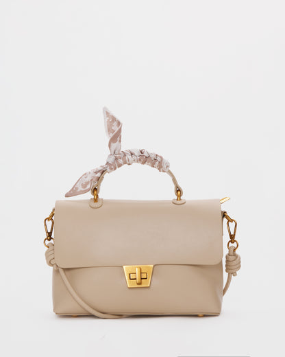 AUREN Scarf Top Handle Bag
