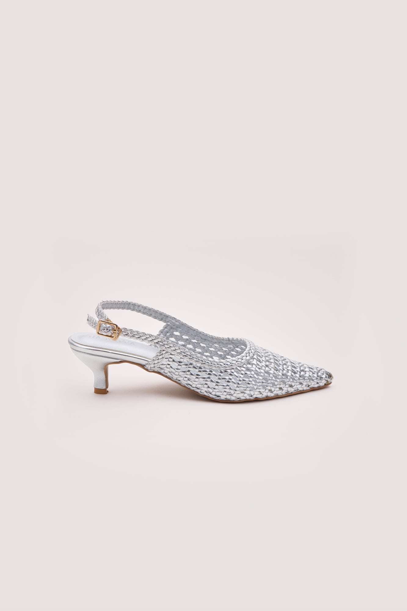 Vyra Weave Kitten Heels