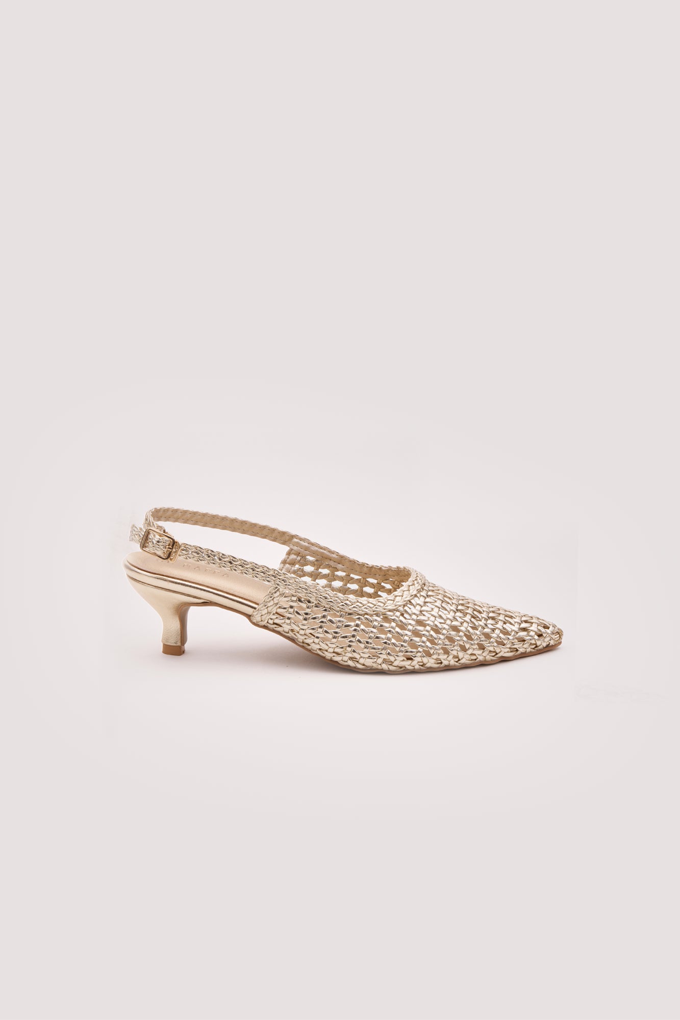 Vyra Weave Kitten Heels