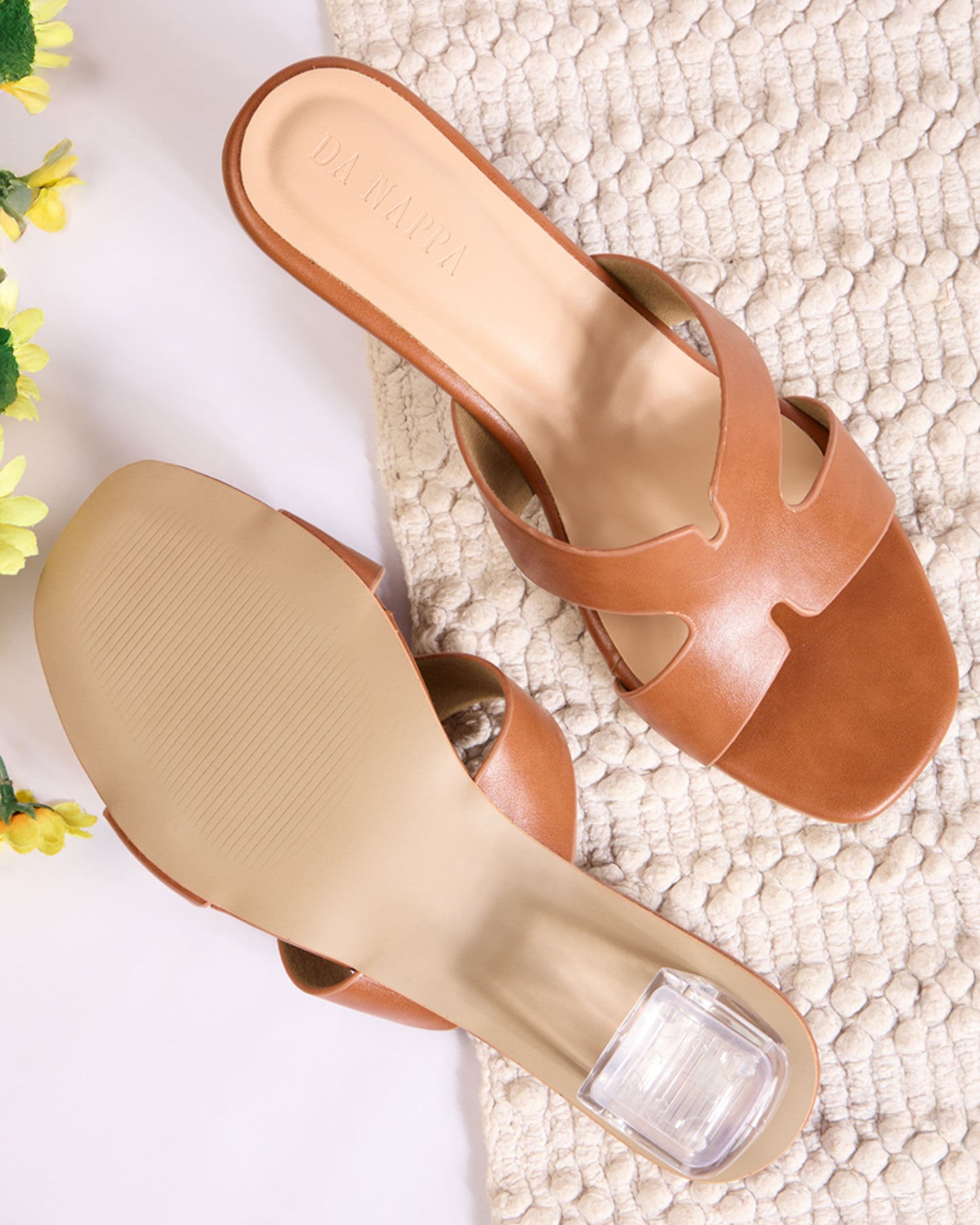 Zeirra Transparent Block Heels