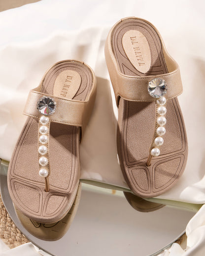 Blush Pearl Slides