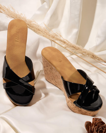 Twinora Cork Wedge Platform